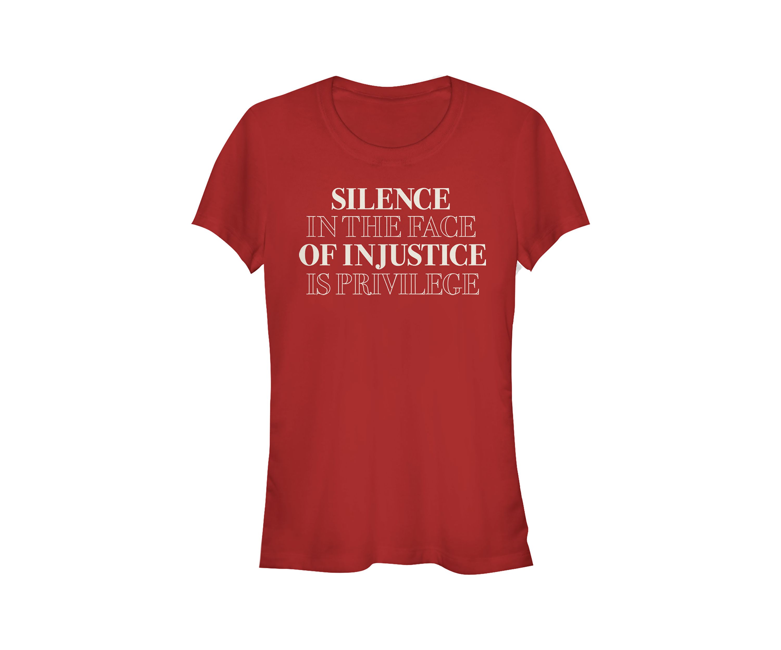 Juniors Silence Is Privilege T-Shirt