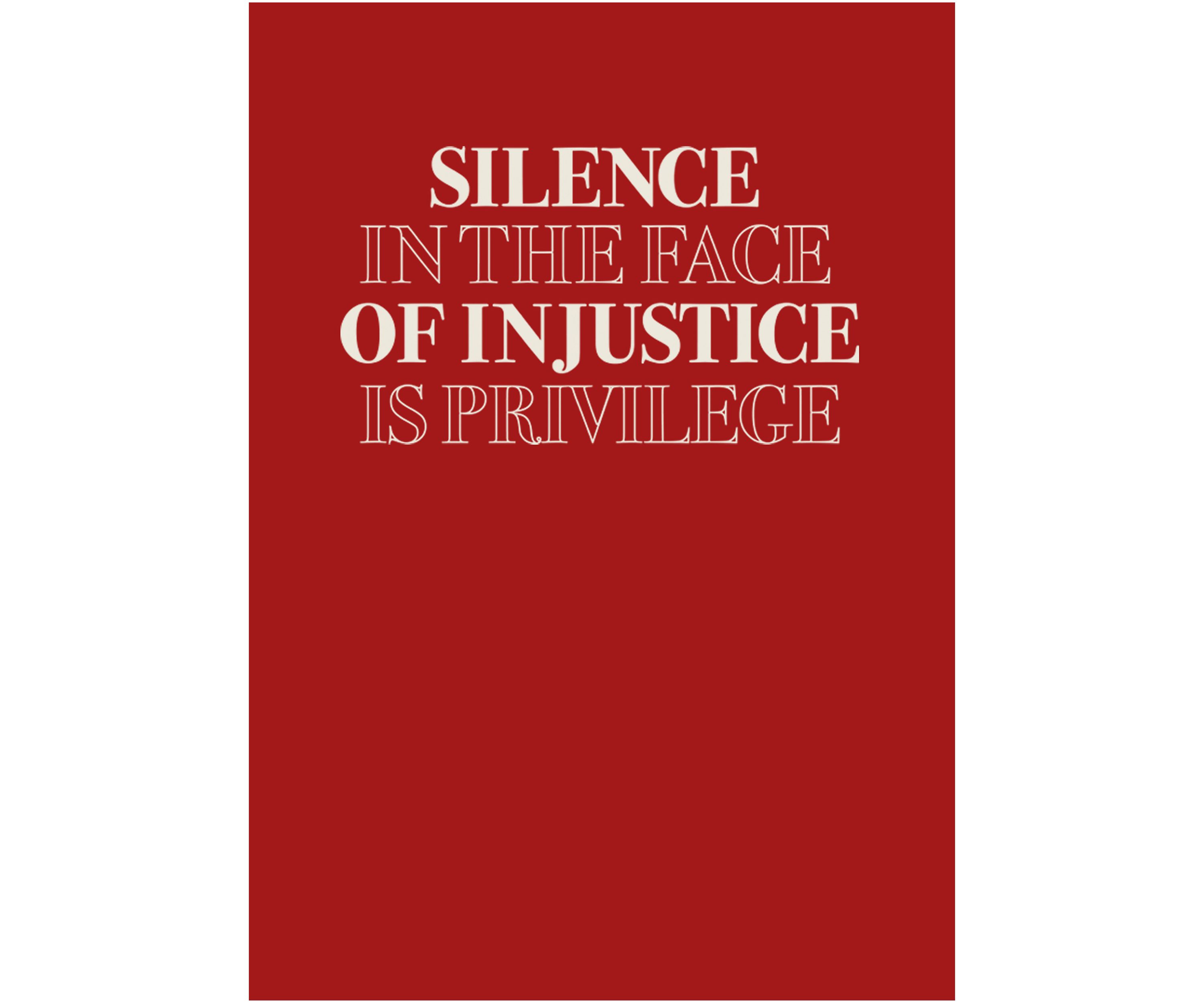 Juniors Silence Is Privilege T-Shirt