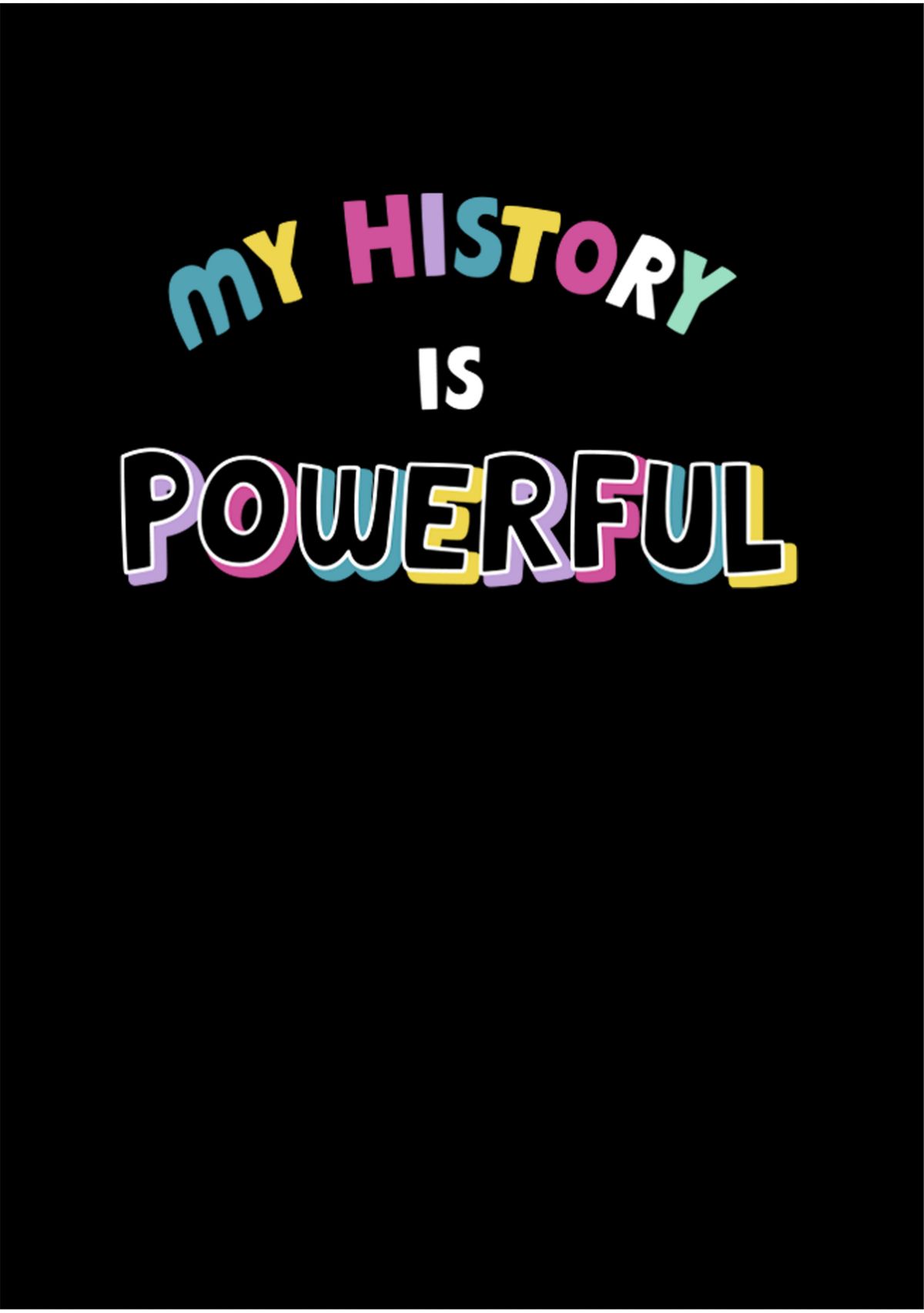 Juniors Powerful History T-Shirt