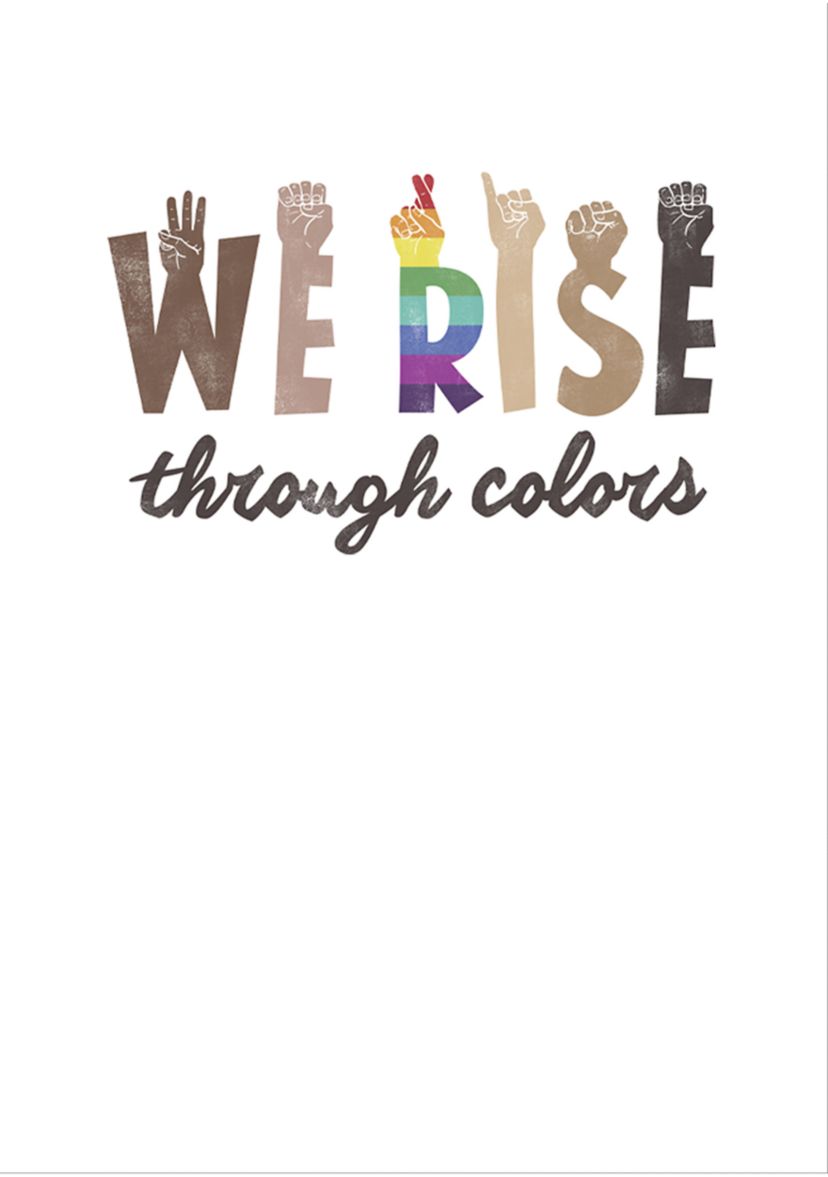 Juniors We Rise Through Colors T-Shirt