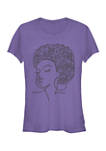 Juniors Afro Queen Graphic T-Shirt