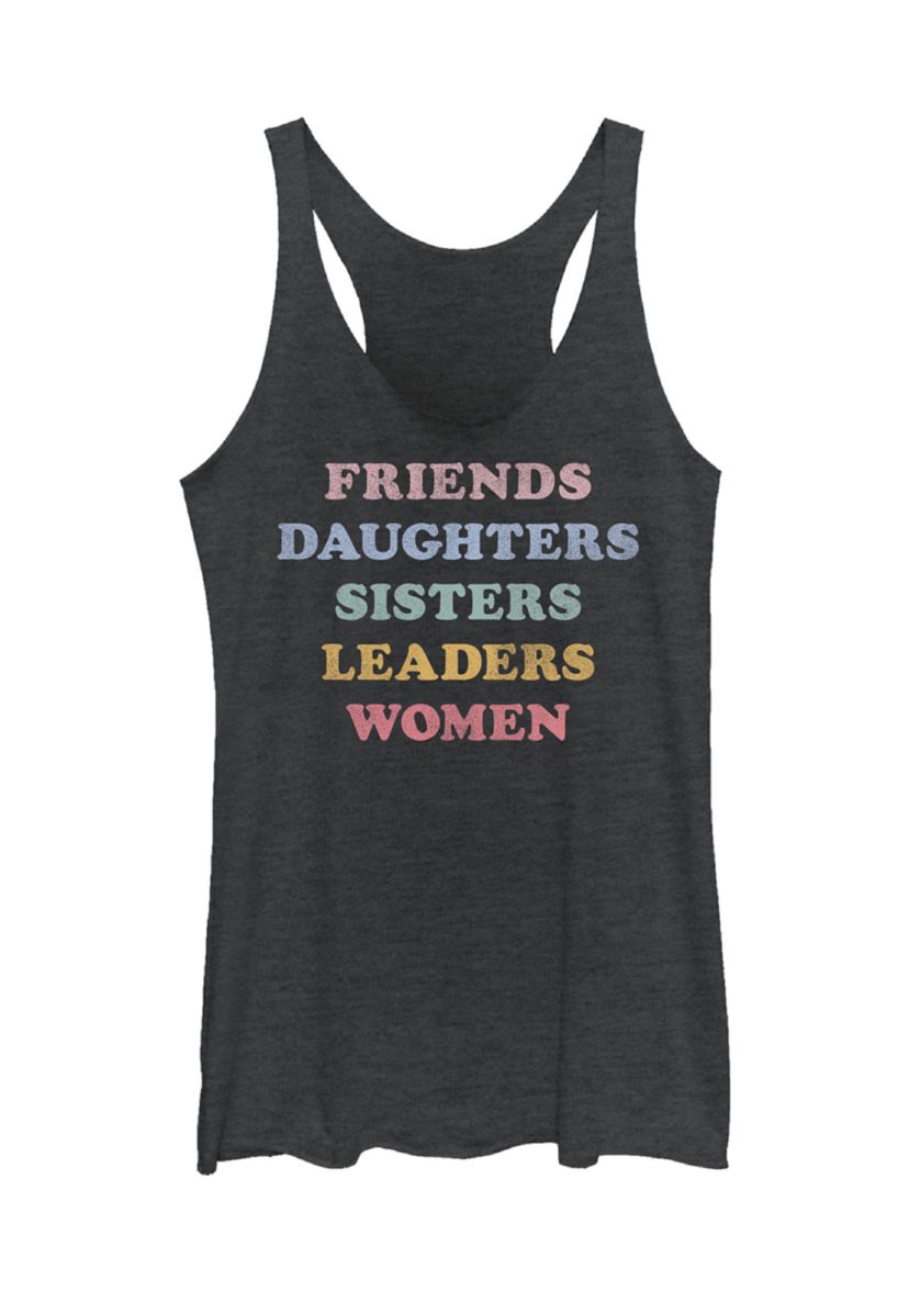 Juniors Girls List Graphic Tank