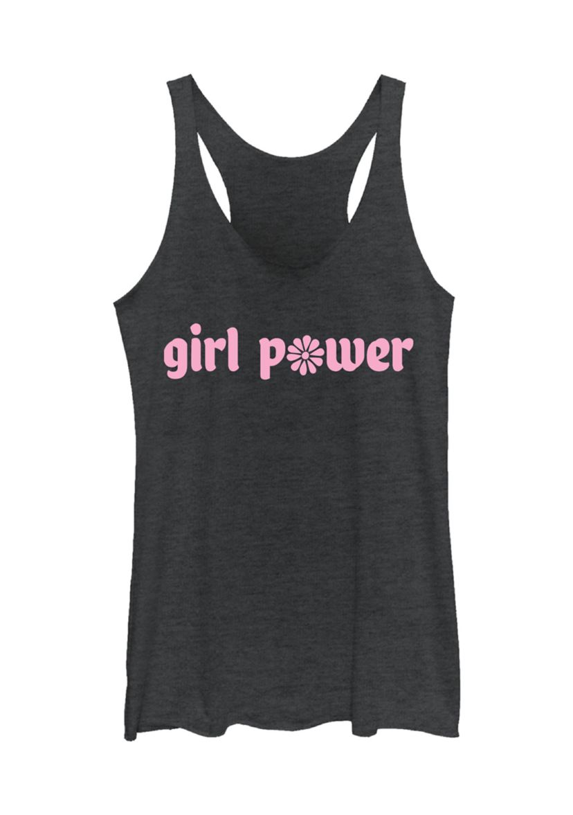 Juniors  Girl Power Graphic Tank
