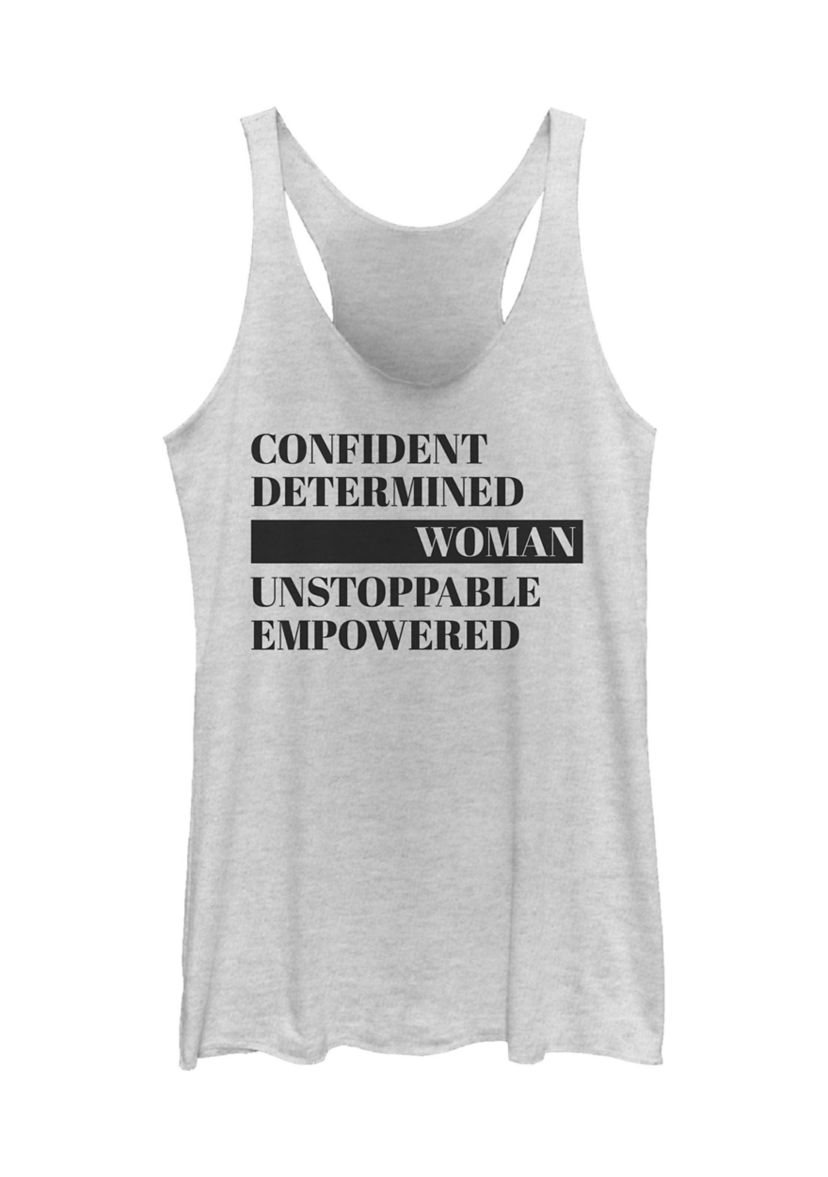 Juniors Makes Up Woman Graphic Tank