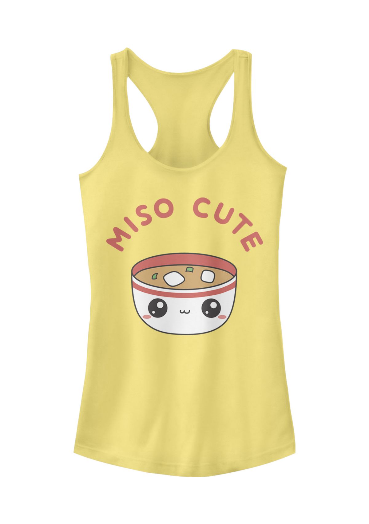 Juniors V-Line Miso Cute Graphic Tank