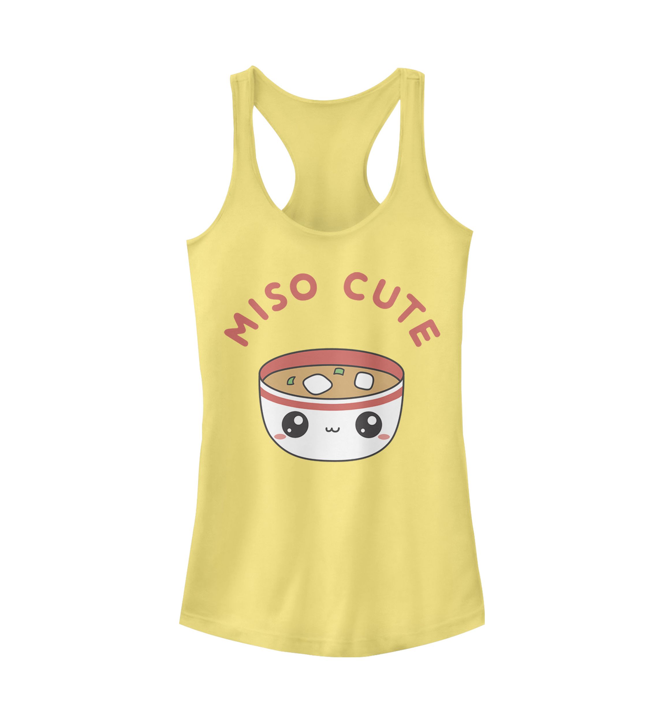 Juniors V-Line Miso Cute Graphic Tank