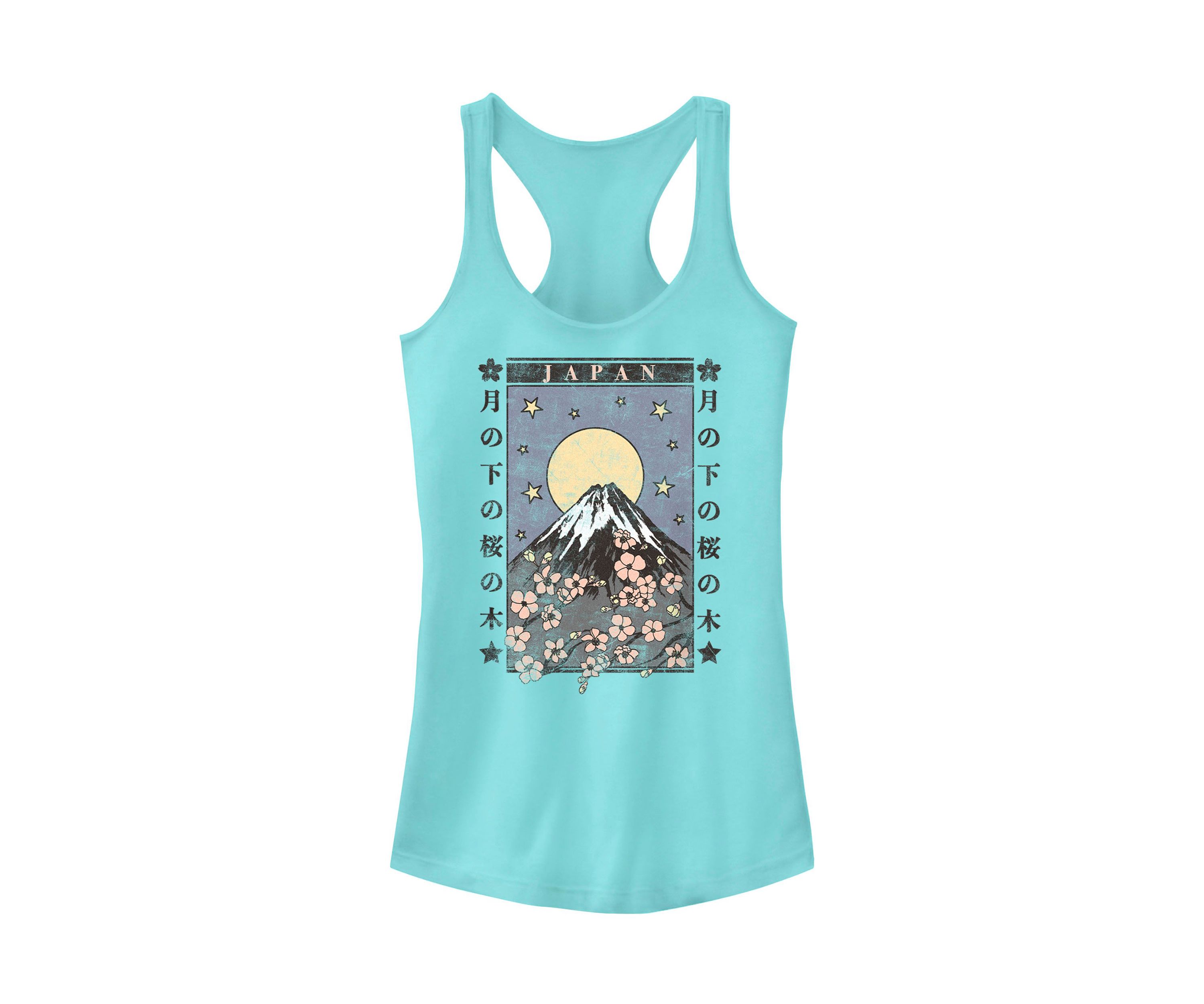 Cherry Blossom Moon Graphic Tank