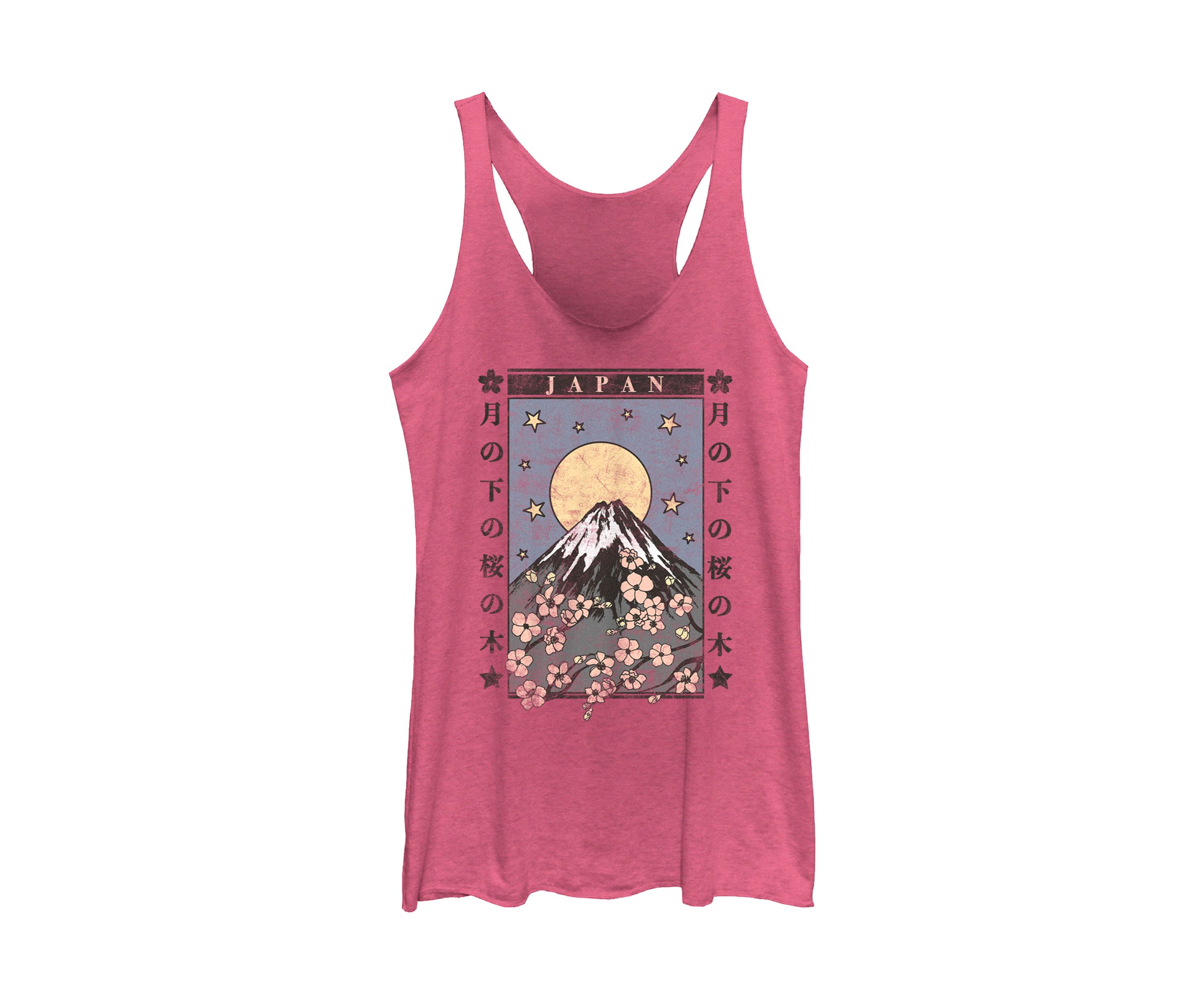 Cherry Blossom Moon Graphic Tank