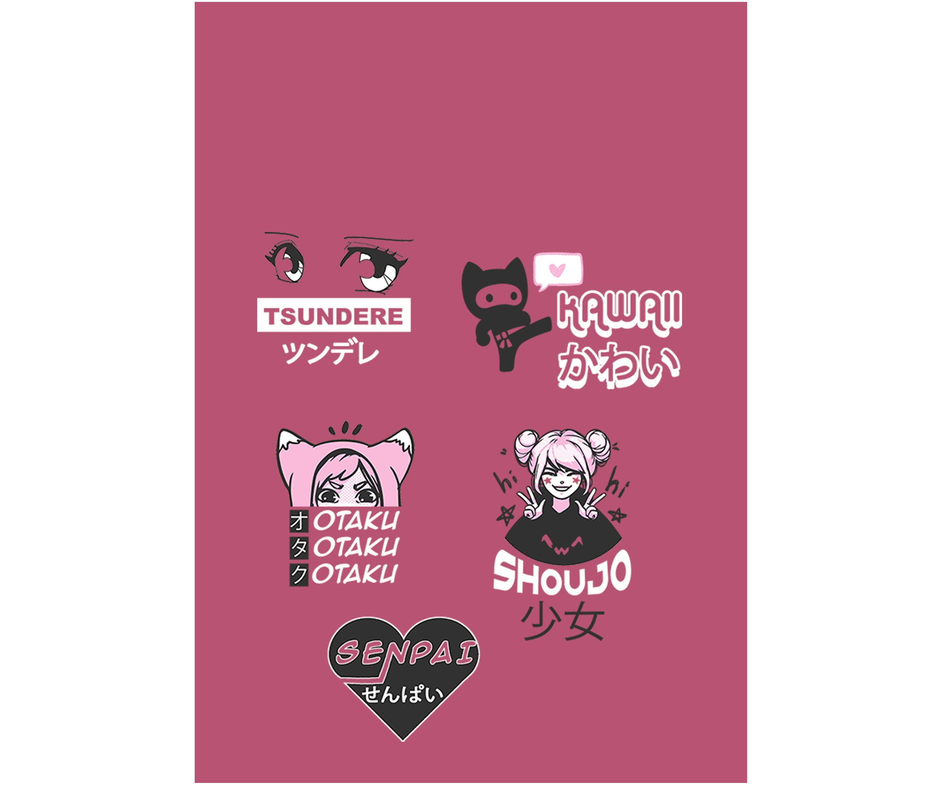 Juniors V-Line Anime Definitions Graphic Tank