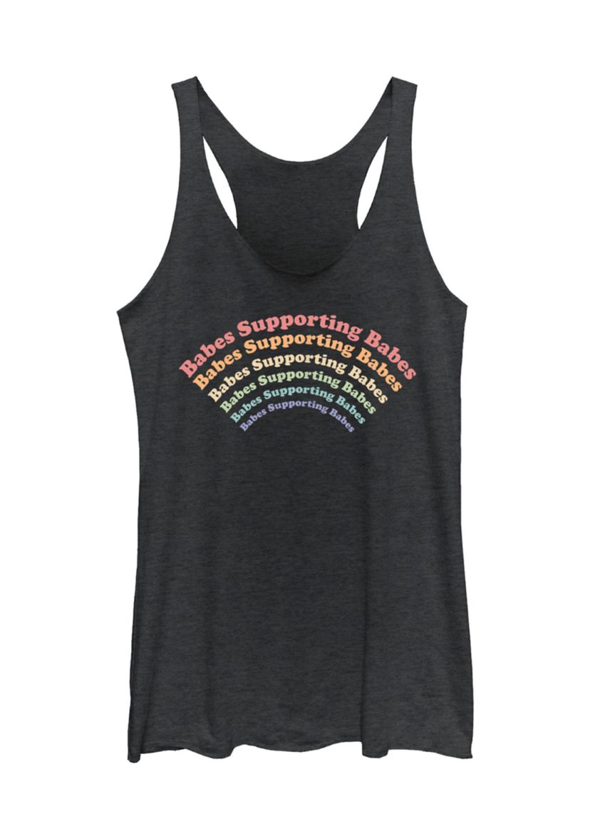 Support Rainbow Two Graphic Tank