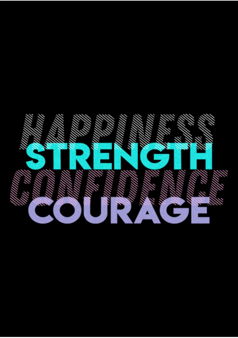 Strength Confidence Graphic T-Shirt