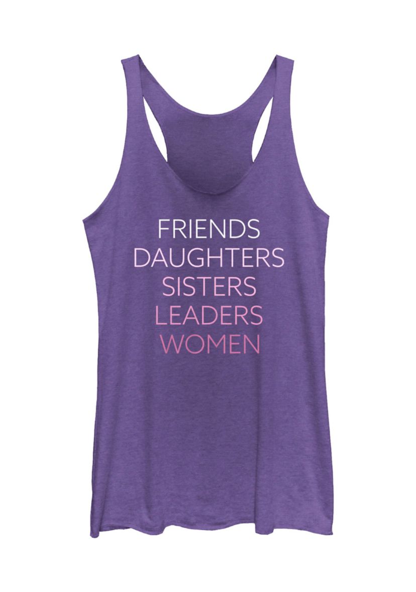 Womens List Graphic Tank