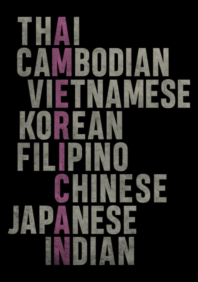 Asian Americans Graphic T-Shirt