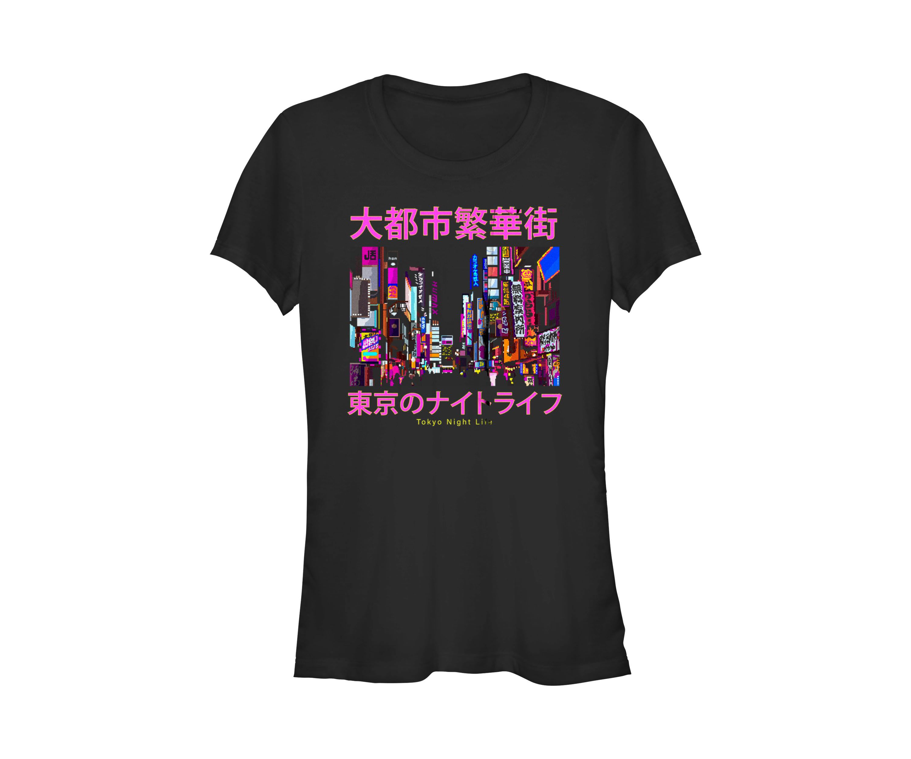 Tokyo Nightlife Downtown Graphic T-Shirt