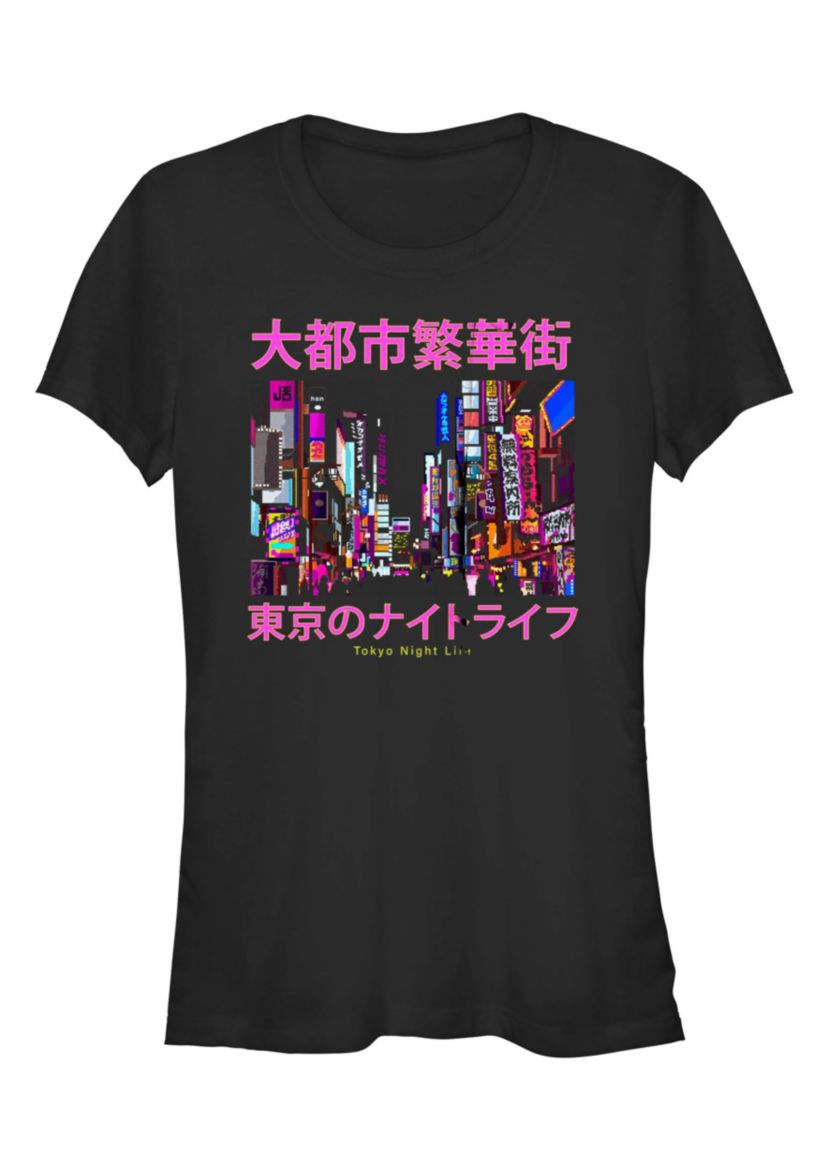 Tokyo Nightlife Downtown Graphic T-Shirt