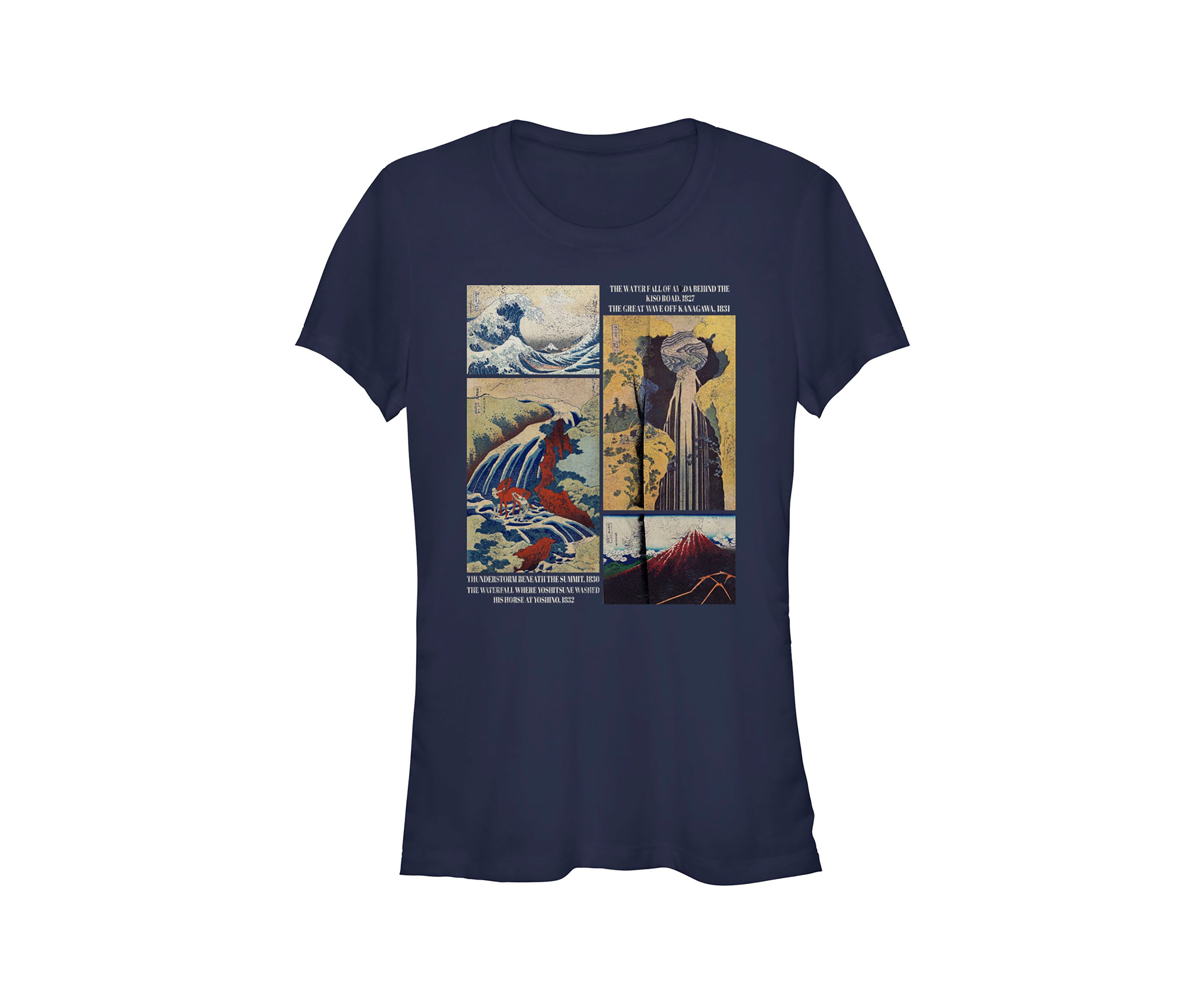 Hokusai Paintings Graphic T-Shirt