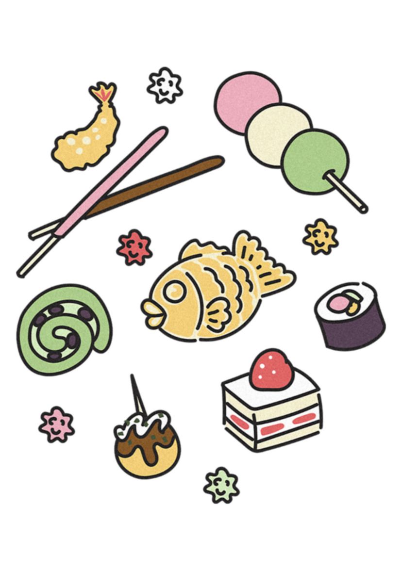 Japanese Snacks Graphic T-Shirt