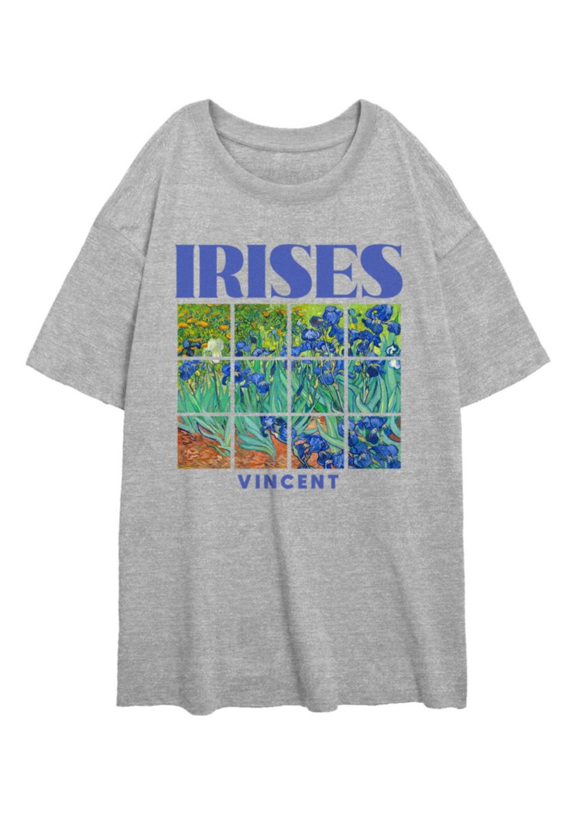 IRISES SQUARES Graphic Tank