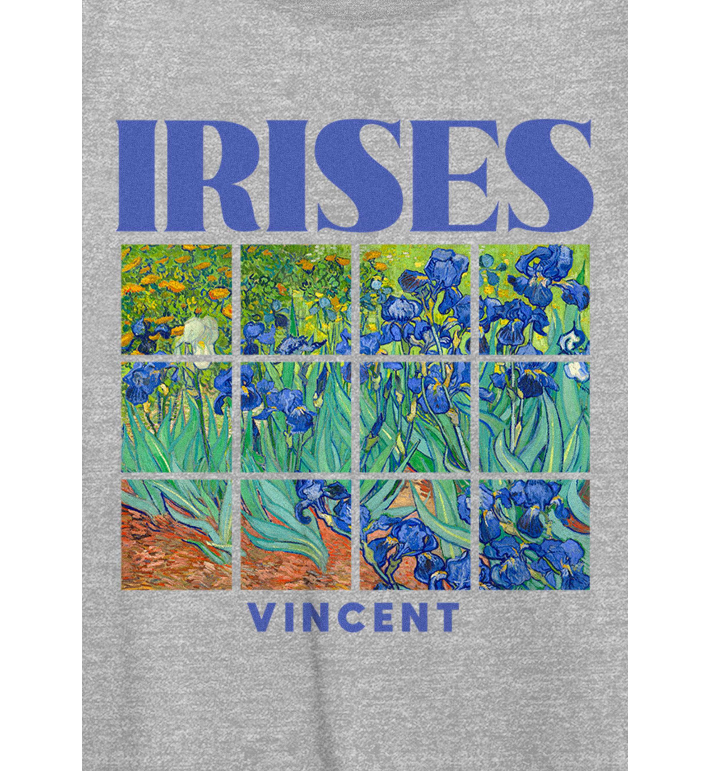IRISES SQUARES Graphic Tank