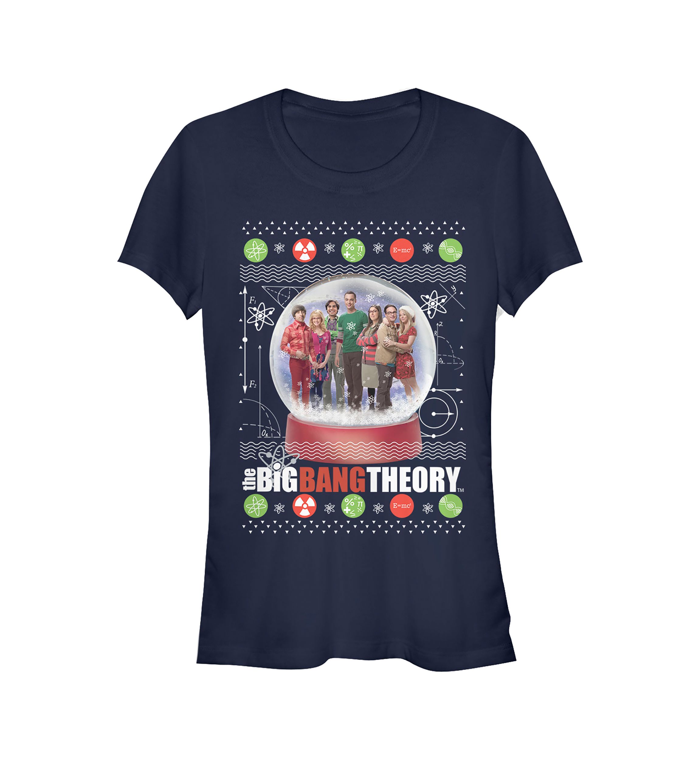 Juniors Snow Globe Sweater Top