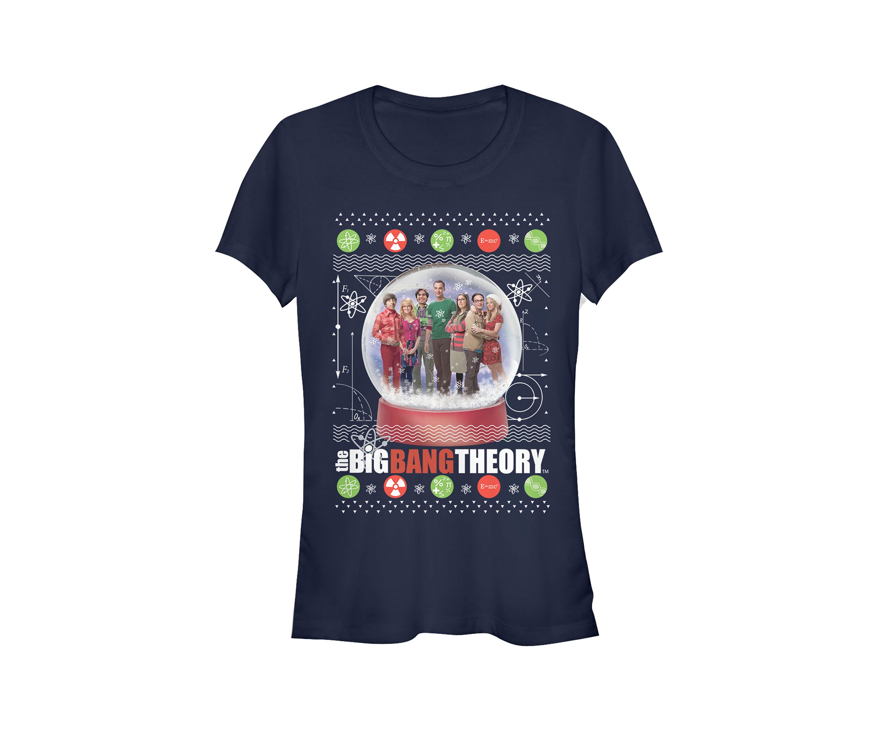 Juniors Snow Globe Sweater Top