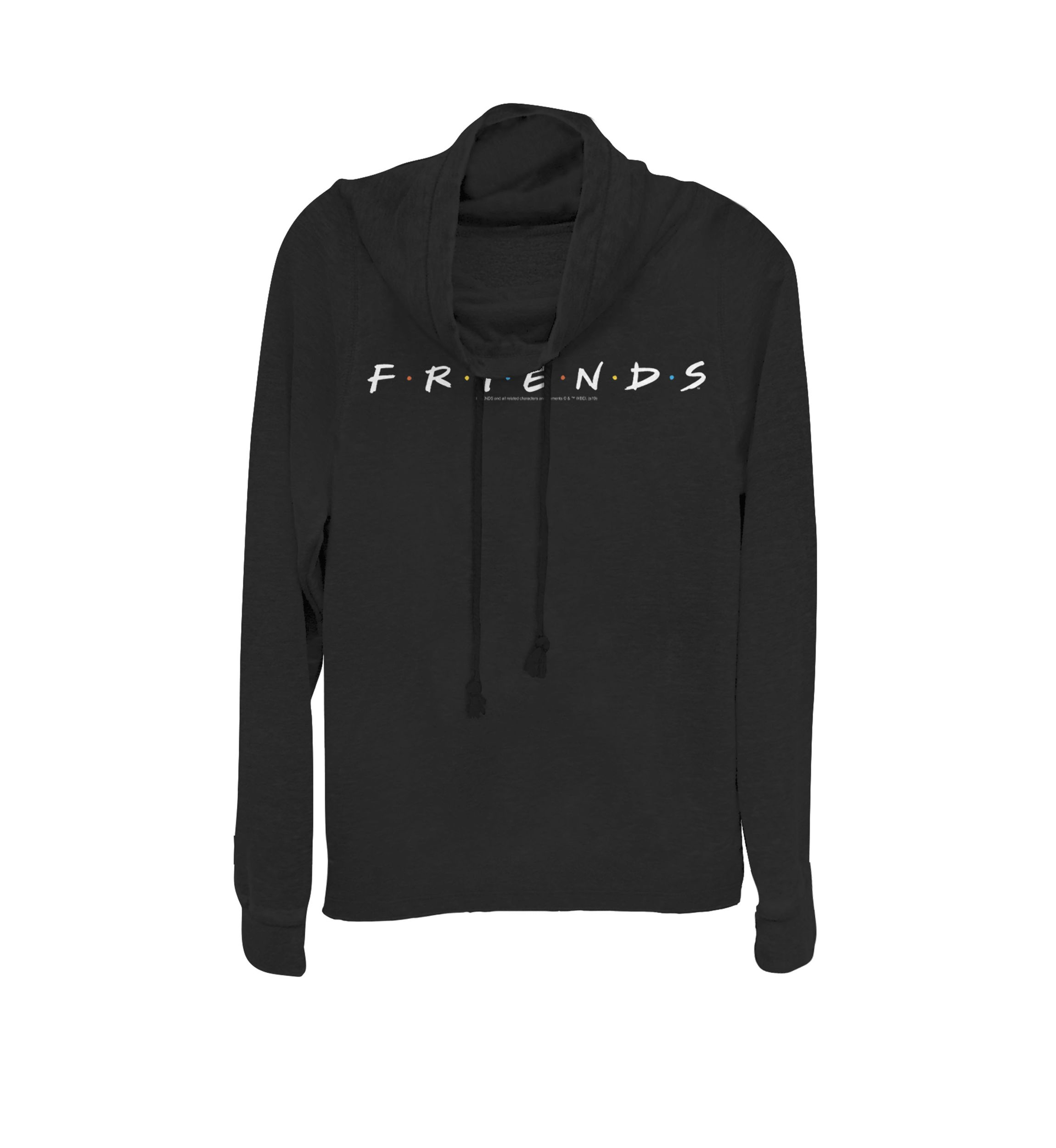 Classic Title Logo Cowl Neck Graphic Pullover