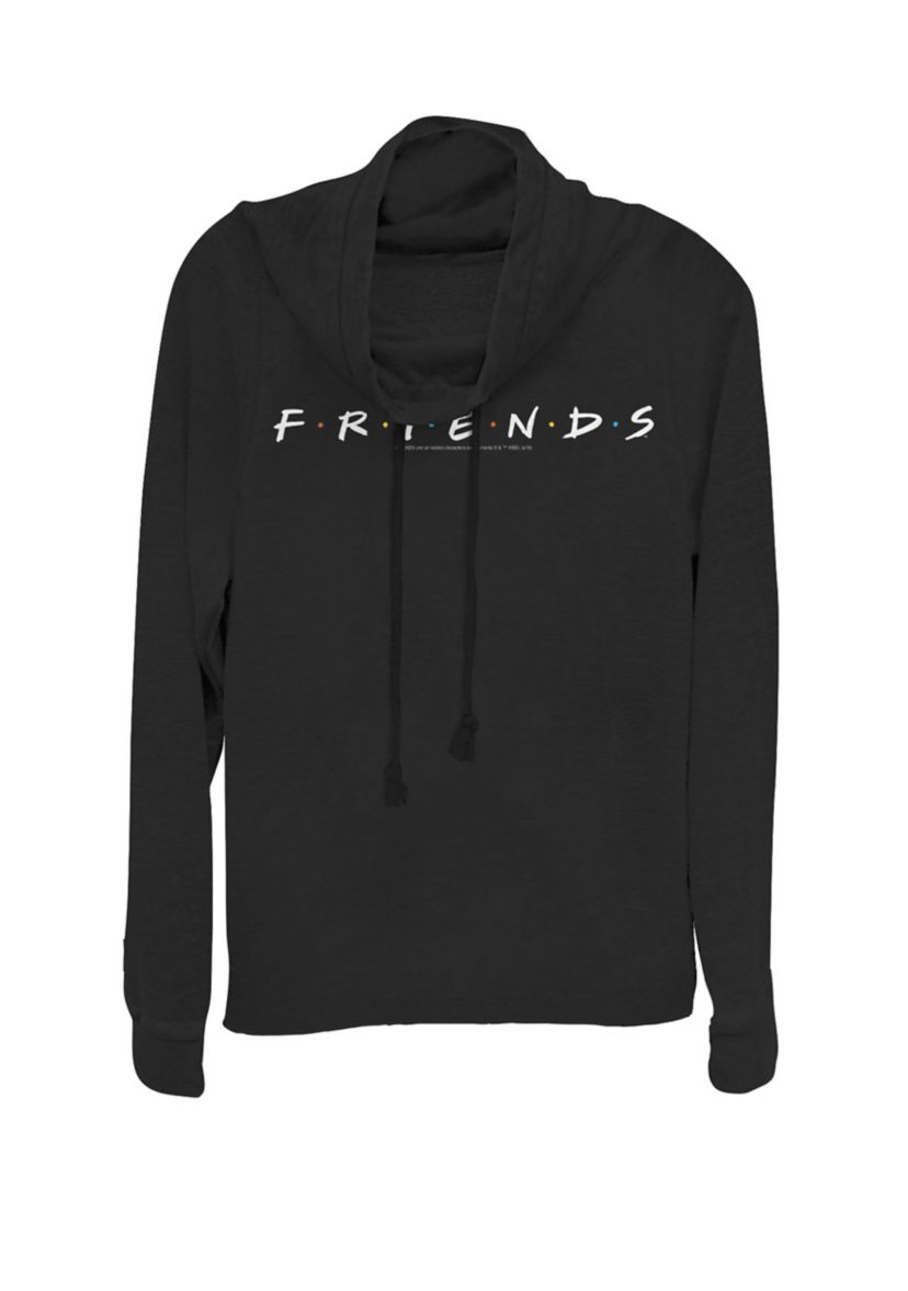 Classic Title Logo Cowl Neck Graphic Pullover