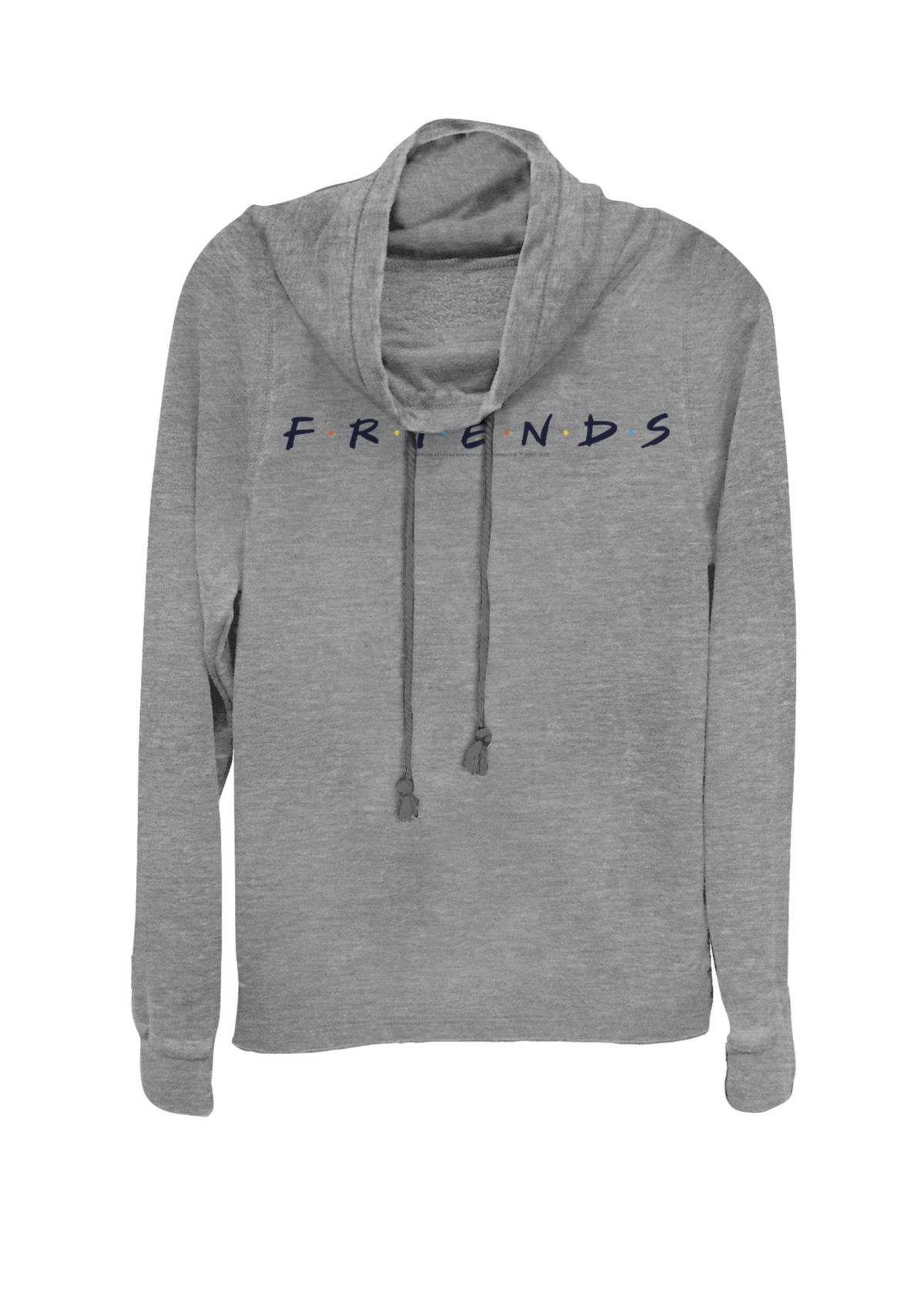 Classic Title Logo Cowl Neck Pullover Sweater