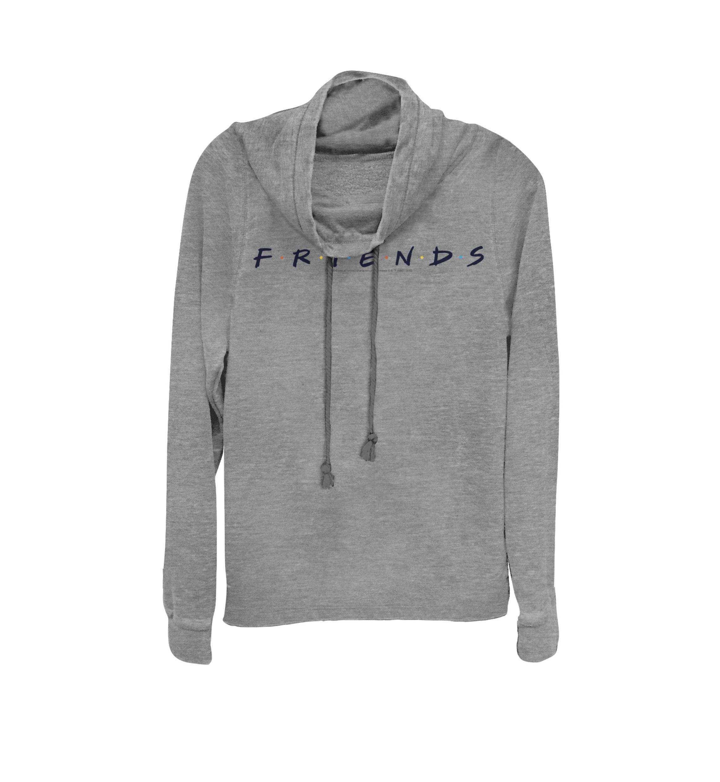 Classic Title Logo Cowl Neck Pullover Sweater