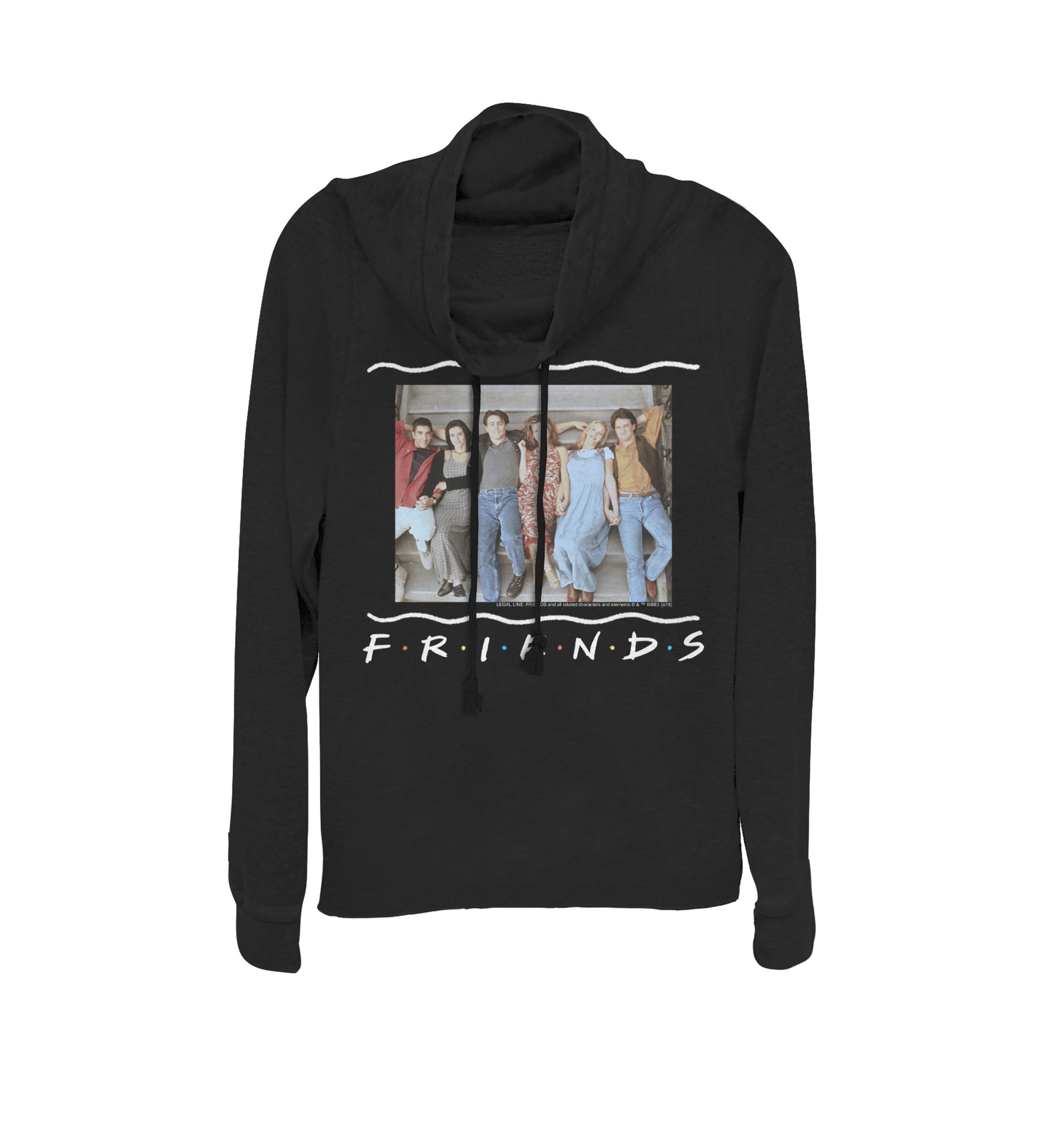 Porch Group Portrait Cowl Neck Graphic Pullover