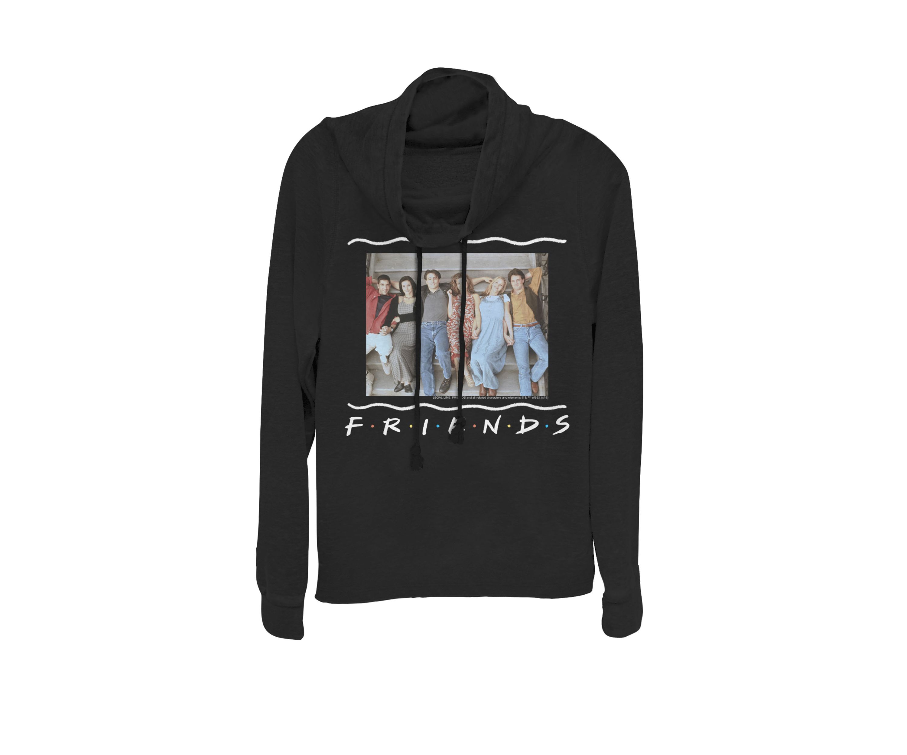 Porch Group Portrait Cowl Neck Graphic Pullover