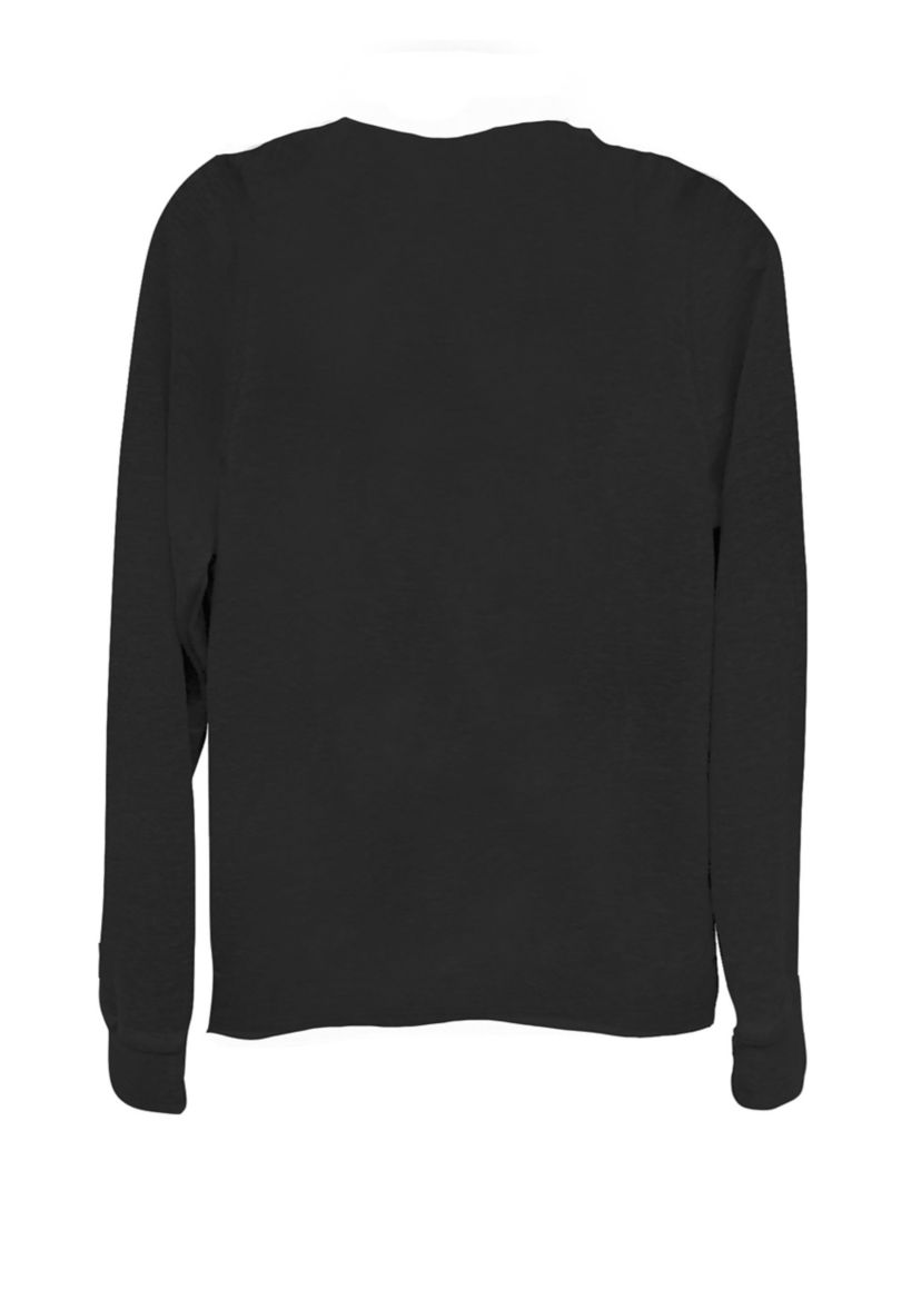 Central Perk Coffee Neon Sign Cowl Neck Graphic Pullover