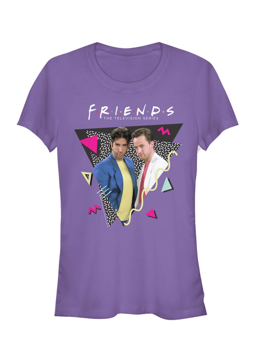Juniors Retro Chandler and Ross Graphic T-Shirt
