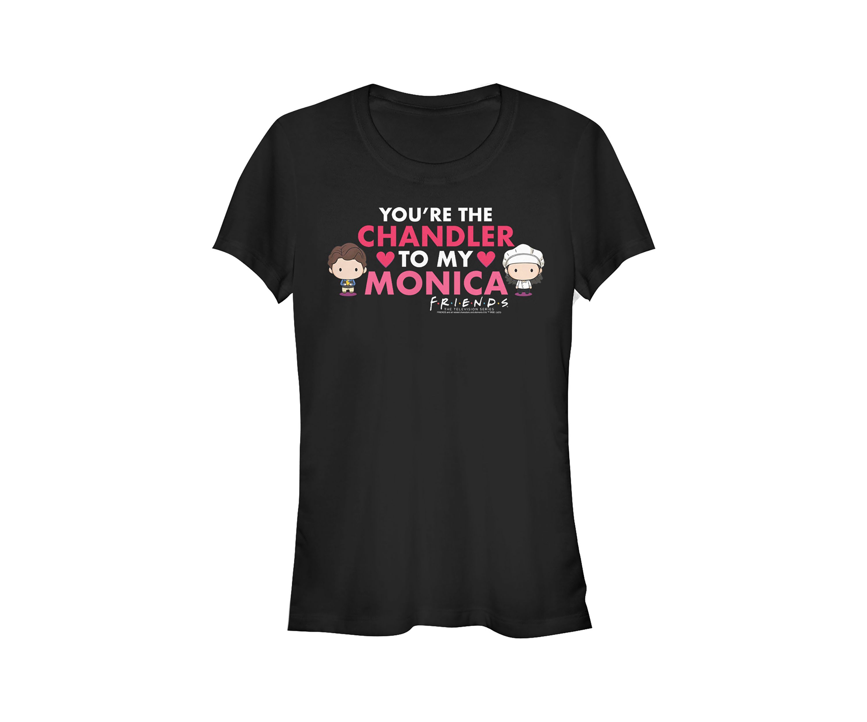 Juniors Monica Chandler Love Graphic T-Shirt