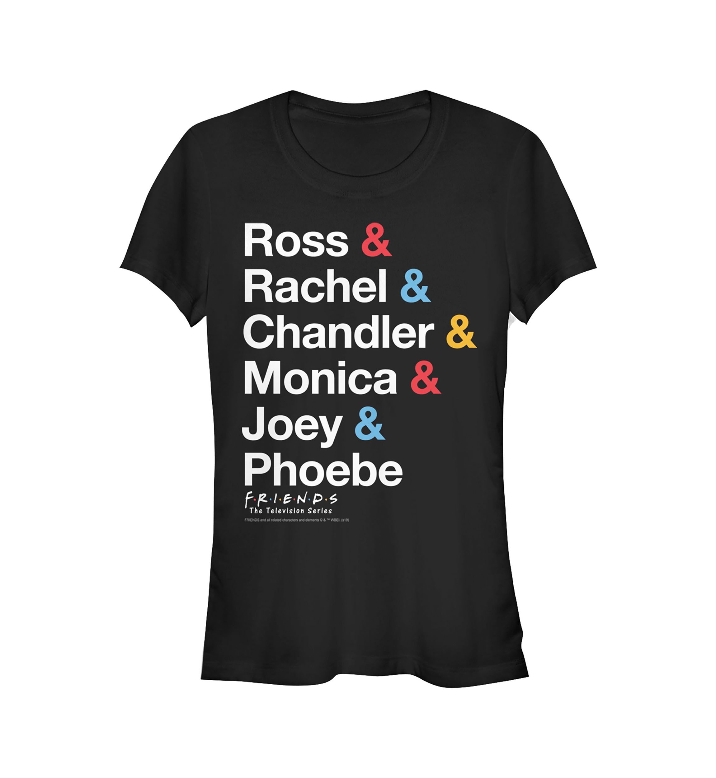 Juniors Classic Name Stack Graphic T-Shirt