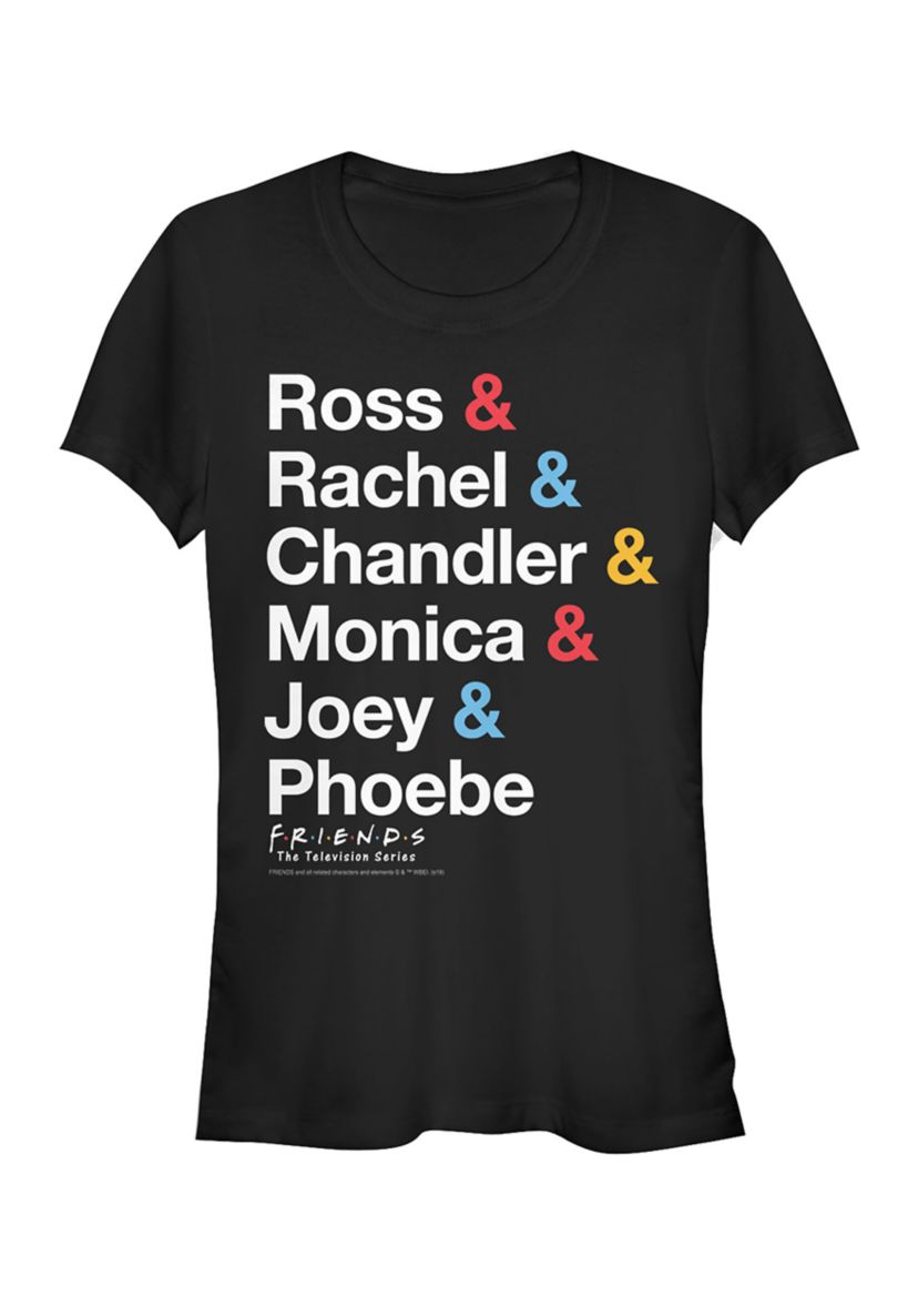 Juniors Classic Name Stack Graphic T-Shirt