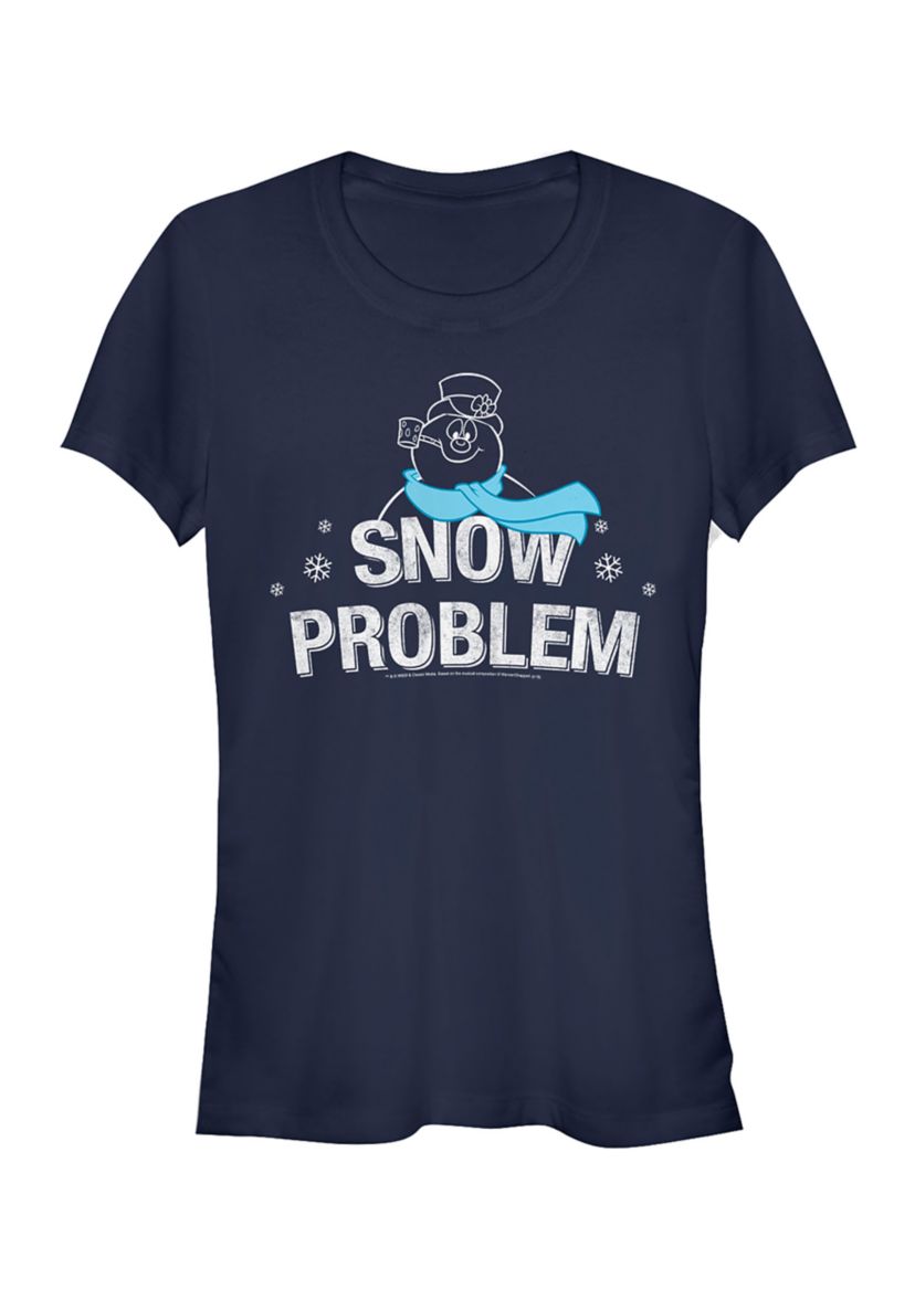 Juniors Snow Problem Frosty T-Shirt