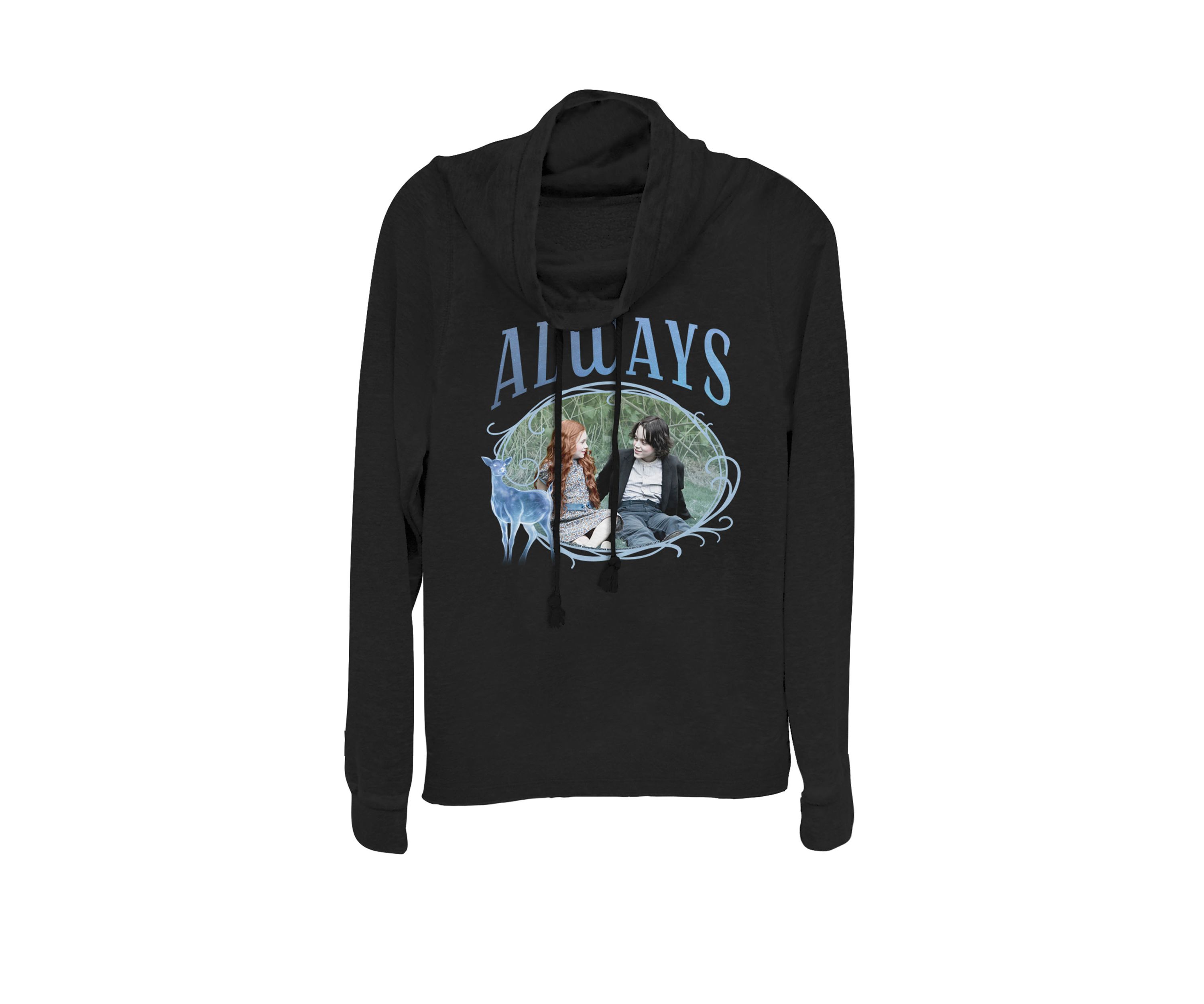 Snape and Lily Always Portrait Cowl Neck Pullover