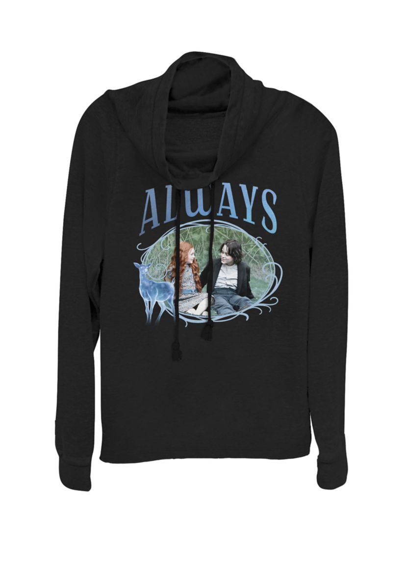 Snape and Lily Always Portrait Cowl Neck Pullover