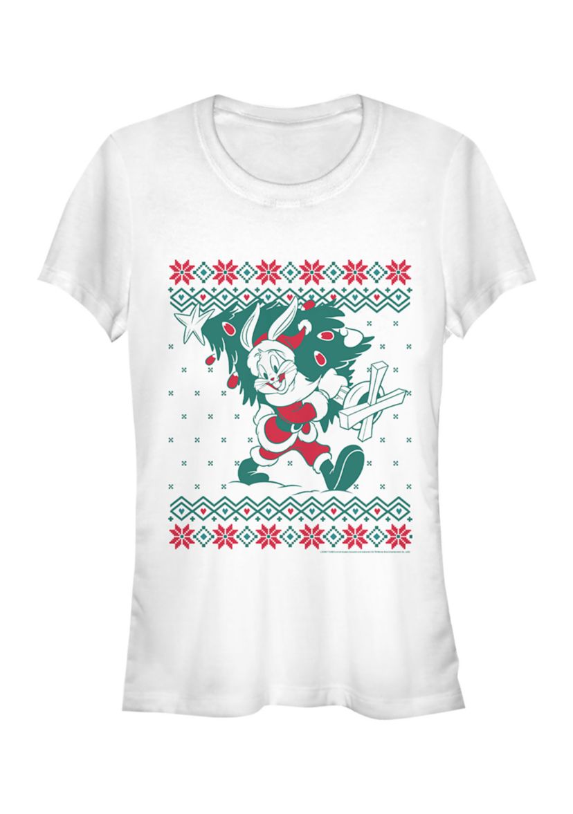 Juniors Bugs Sweater T-Shirt