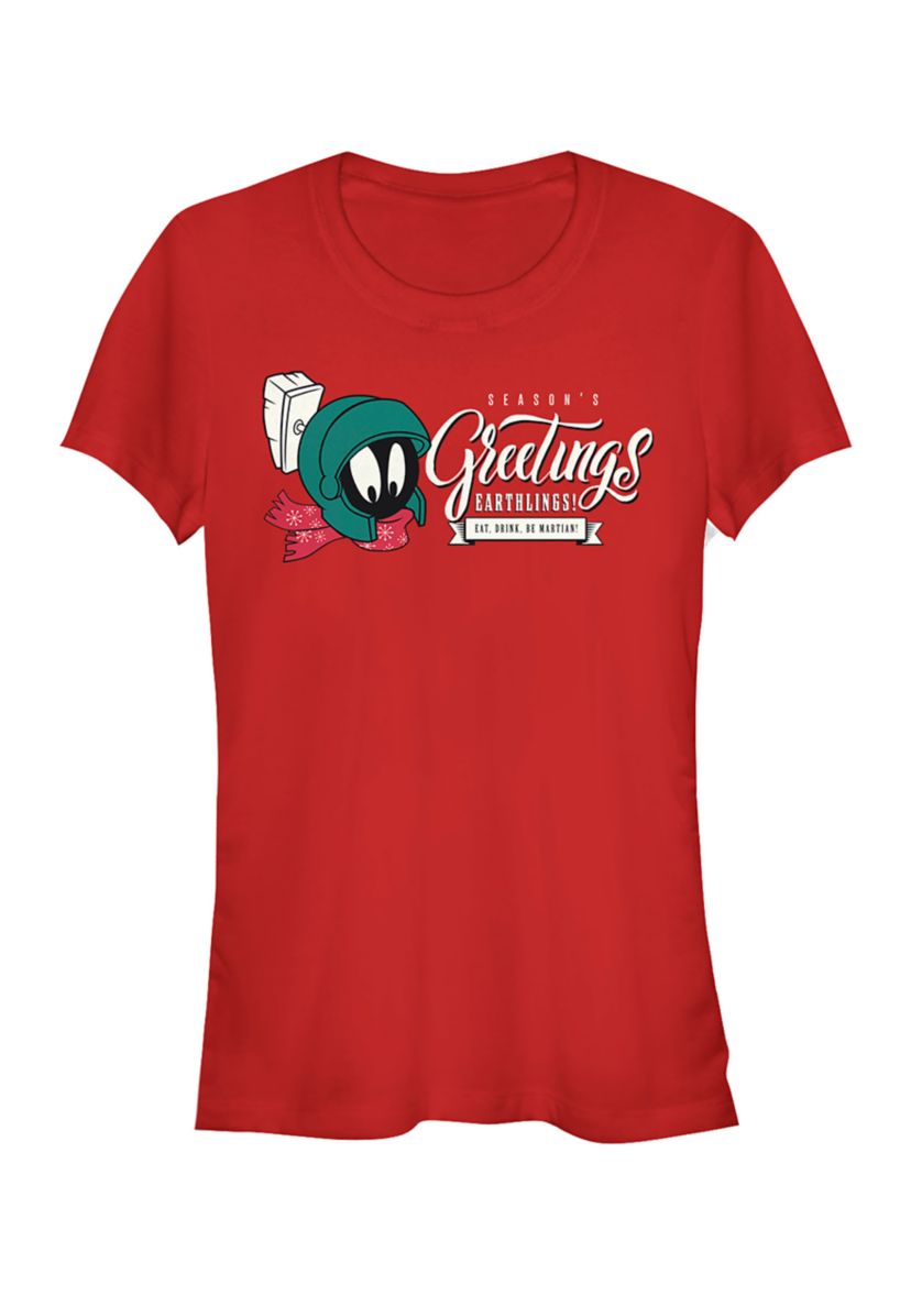 Juniors Eat Drink Be Martian T-Shirt