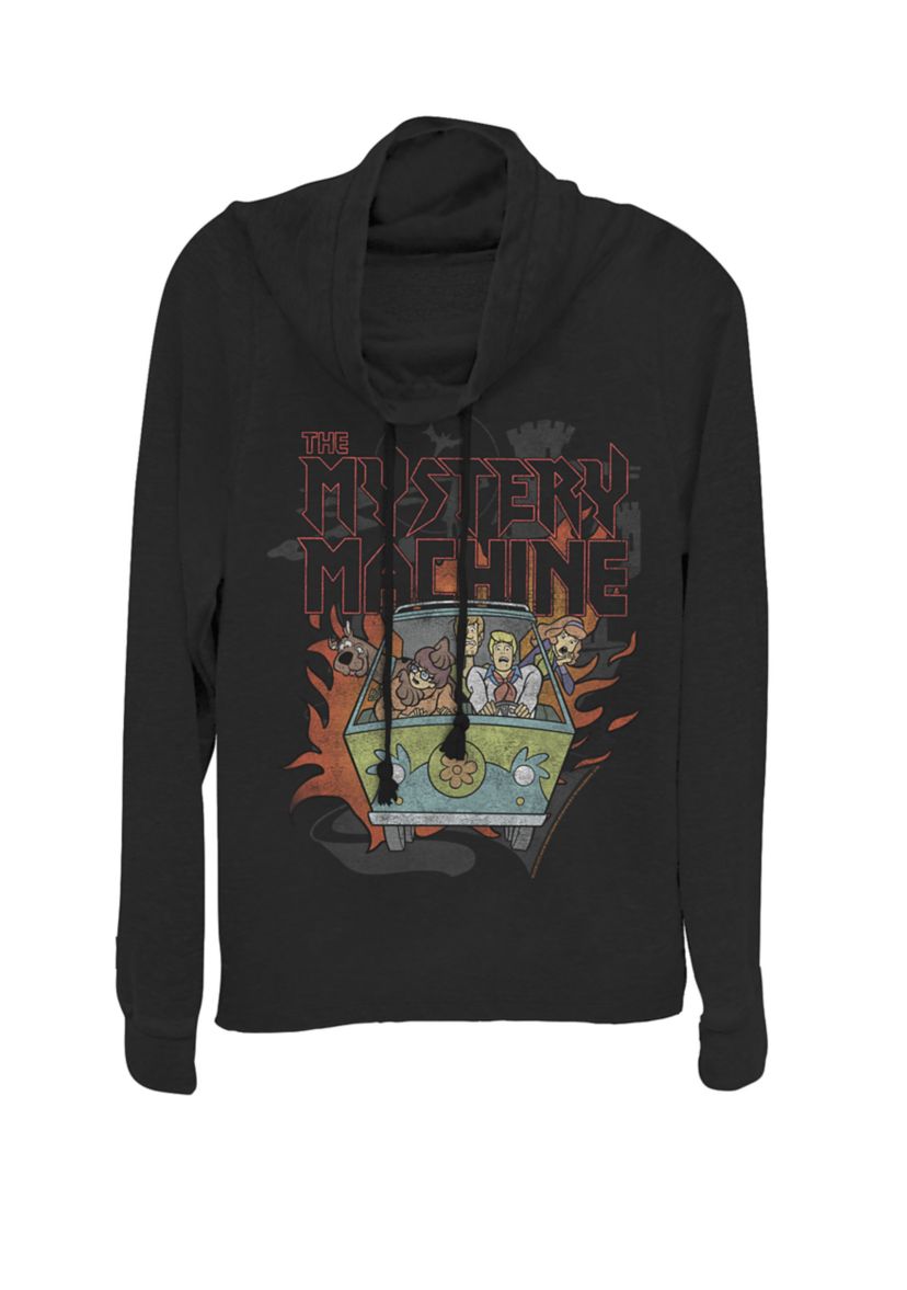 Metal Mystery Machine Cowl Neck Graphic Pullover