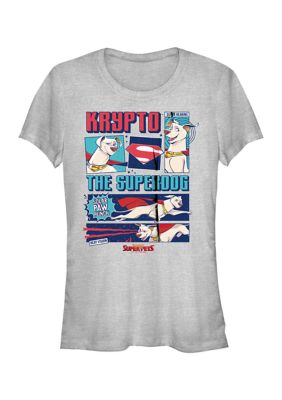 DC COMICS Women's Krypto Comic Graphic T-Shirt, 2XL