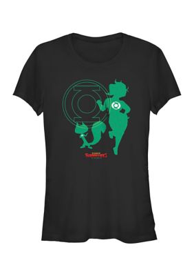 DC COMICS Women's Lantern Duo Graphic T-Shirt, Black, XXL