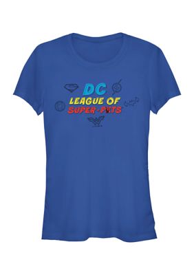 DC COMICS Women's Logo Doodle Graphic T-Shirt, XXL