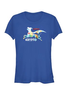 DC COMICS Women's Pup Up And Away Graphic T-Shirt, XXL
