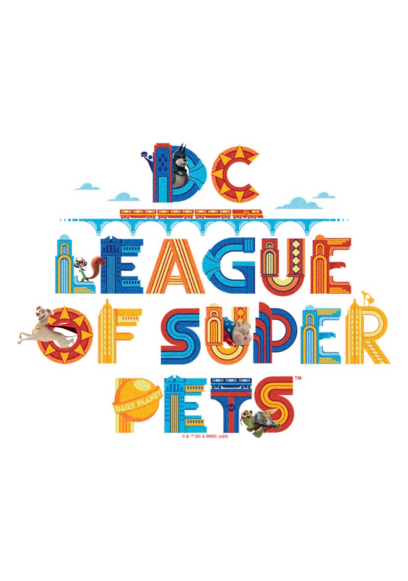 Super Pets Lettering Graphic T-Shirt