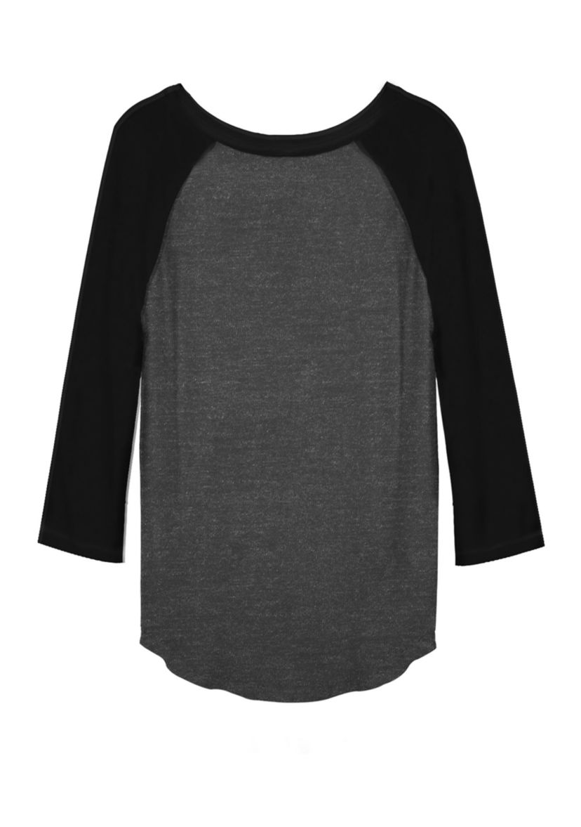 Cat And Mouse Frenemies Raglan Baseball T-Shirt