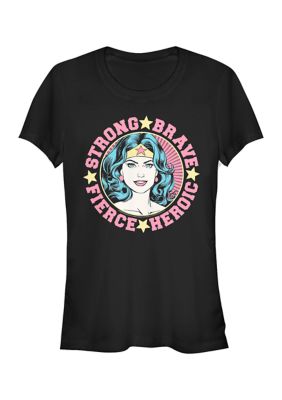 DC COMICS Women's Wonder How Graphic T-Shirt, Black, XXL