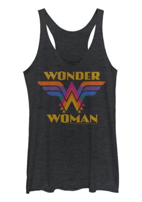 DC COMICS Women's COLORFUL WONDER WOMAN Graphic Tank Top, XSmall
